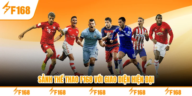 Sảnh thể thao F168 với giao diện hiện đại